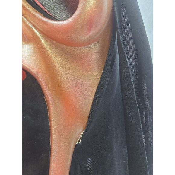 Scream Metallic Red/orange Ghost Face FUN WORLD Halloween Mask, Easter Unlimited - Picture 4 of 16